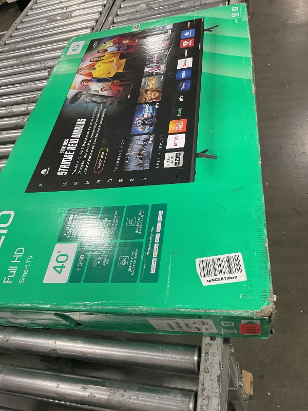 Photo 1 of ***MISSING CONTROL AND STAND***

VIZIO 40-inch Full HD 1080p Smart TV with DTS Virtual: X, Alexa Compatibility, Google Cast Built-in, Bluetooth Headphone Capable, (VFD40M-08 New)