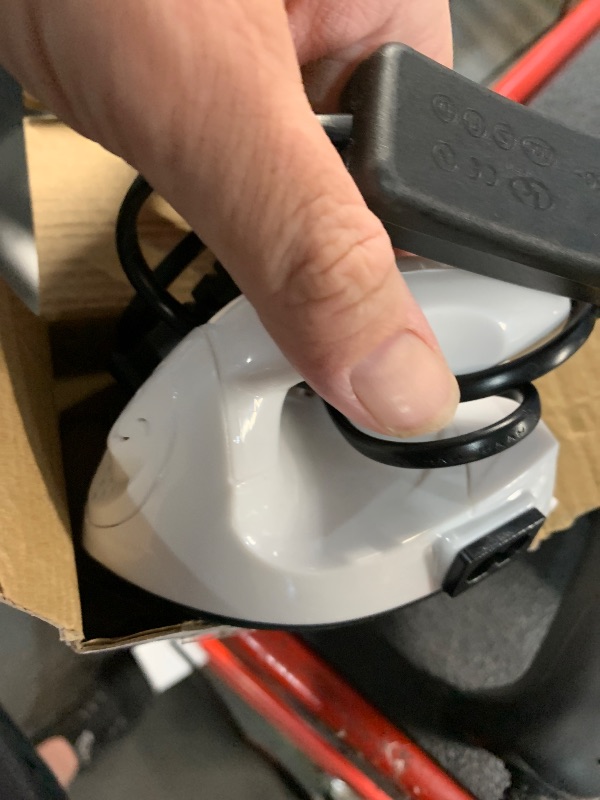 Photo 1 of ***(MISSING CHRAGER)***Honoson Mini Craft Iron Mini Heat Press Small Portable Tiny Iron with Charging Base Accessories for Fuse Beads Patch DIY Shoes T-shirts Heat Transfer Vinyl Projects(White)