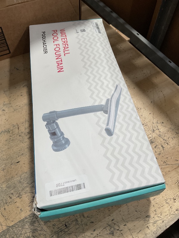 Photo 1 of Pool Fountains for Above and In-ground Pools, Adjustable Whale Tail Waterfall Wide Width Pool Sprinkler Fountain for Relaxation & Cooling 10-20 Degrees, Swimming Pool SPA Accessories