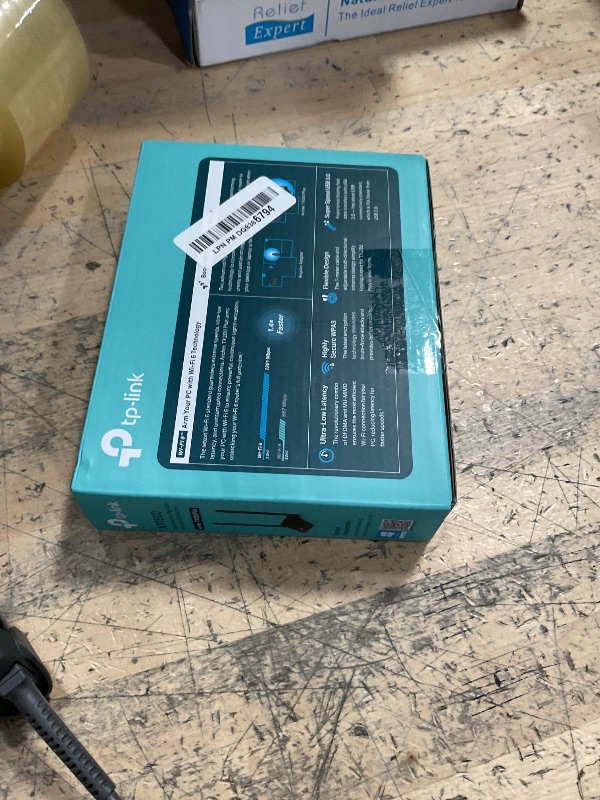 Photo 1 of TP-Link WiFi 6 USB Adapter for Desktop PC - (Archer TX20U Plus) AX1800 Wireless Network Adapter with 2.4GHz, 5GHz, High Gain Dual Band 5dBi Antenna, WPA3, Supports Windows 11/10