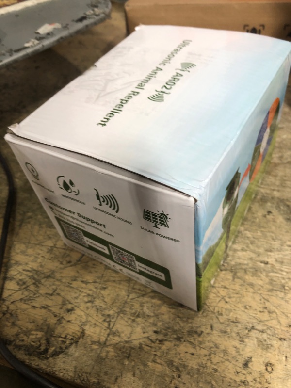 Photo 1 of 2 Pack Solar-Powered Ultrasonic Animal Repellent with Motion Sensor, Waterproof Cat Deterrent with LED Flashing Lights, Perfect for Outdoor Yards, Effective to Repel Cats, Coyotes, Raccoons, and Deer.