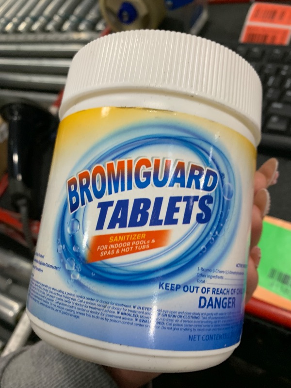 Photo 1 of 1 Inch 1.2 lbs Bromine Tablets for Spa Hot Tub| Brominating Chemical Sanitizer for Spas, Hot Tubs or Indoor Pools