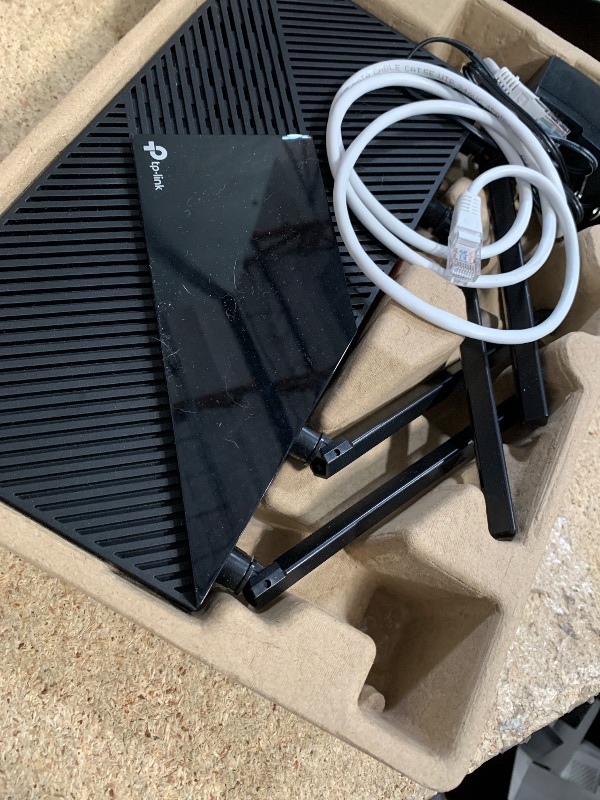 Photo 1 of *UNABLE TO TESTED* TP-Link AX3000 WiFi 6 Router (Archer AX55 Pro) - Multi Gigabit Wireless Internet, 1 x 2.5 Gbps Port, Dual Band, VPN, OFDMA, MU-MIMO, USB Port, WPA3, Compatible With Alexa