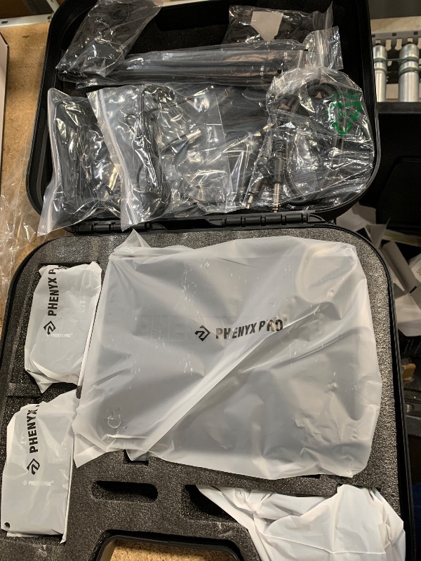 Photo 1 of *UNABLE TO TESTED*Phenyx Pro UHF Wireless Microphone System w/ 2x30 Tunable Frequencies, Metal Cordless Mic Set, 200 ft Range, 2 Bodypacks & Headsets/Lapel Mics for Speaking, Singing, Church, DJ (PTU-52-2B)