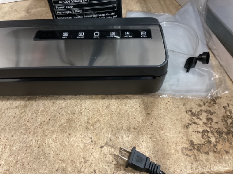Photo 1 of *UNABLE TO TESTED*95kpa Vacuum Sealer Machine,Commercial Fully Automatic Food Sealer,10-in-1 Functions & Powerful Sealing System with Double Heat Seal,Easy-Lock Handle,Built-in Cutter,1 Bag Rolls and 10 Pre-cut Bags