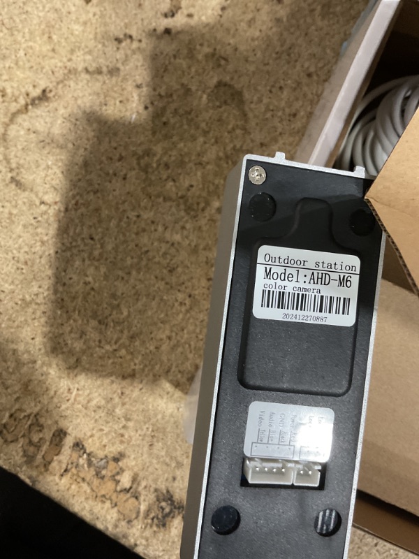 Photo 1 of *UNABLE TO TESTED* WiFi Wired Video Doorbell System (Wiring Required), 10 Inch High-Definition Monitor +Ring Camera, Support Two-Way Intercom Tuya APP Remote Control & 1080P IR Night Vision for Villa Home Apartment