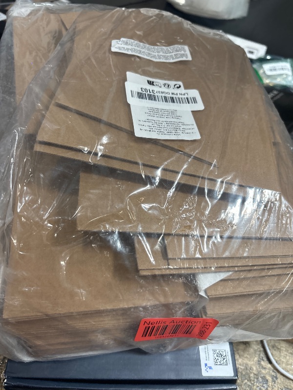 Photo 1 of 200 Pack 5x7 Corrugated Cardboard Sheets for Mailers, Flat Packaging Inserts for Shipping, Mailing, Crafts, 2mm Thick