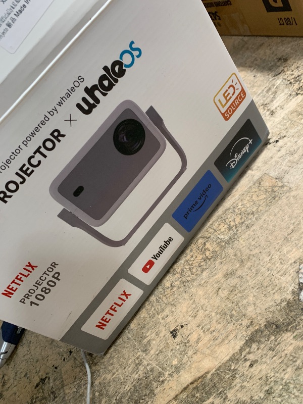Photo 1 of [Netflix Officially & AI Auto Focus] Portable Projector Native1080P Support 4K Parse WIFI6 5G Wireless 5.0 Bluetooth Android 13,800ANSI,360° Rotatable, Auto Keystone Correction Video Projecto