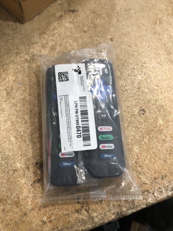 Photo 1 of (Pack of 2) Replacement-Remote-Control for Roku-TV,Compatible for TCL Roku/Hisense Roku/Onn Roku/Philips Roku Smart TVs(Not for Roku Stick and Box)