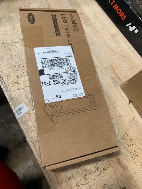 Photo 1 of EDISHINE Modern LED Table Lamp, Stepless Dimmable Minimalist Bedside Lamp, MAX 750LM, 3 Color Temperature, Switch Control Nightstand Lamp for Living Room Bedroom, Angle Adjustable