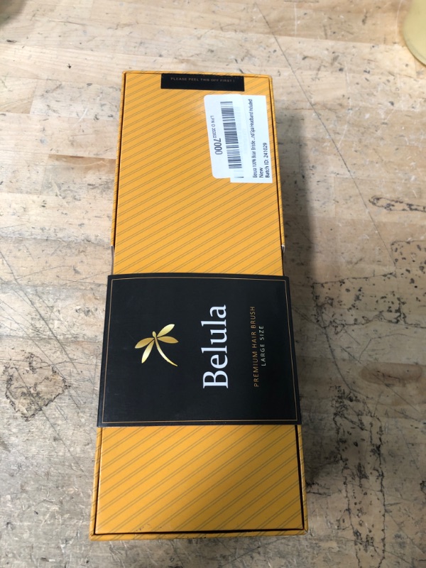 Photo 1 of 100% Boar Bristle Hair Brush for Women Set by Belula (L Size). Soft Natural Bristles for Thin and Fine Hair. Wooden Comb, Travel Bag and Spa Headband Included!