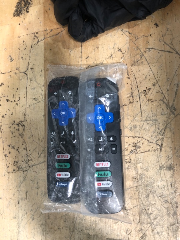 Photo 1 of (Pack of 2) Replacement-Remote-Control for Roku-TV,Compatible for TCL Roku/Hisense Roku/Onn Roku/Philips Roku Smart TVs(Not for Roku Stick and Box)