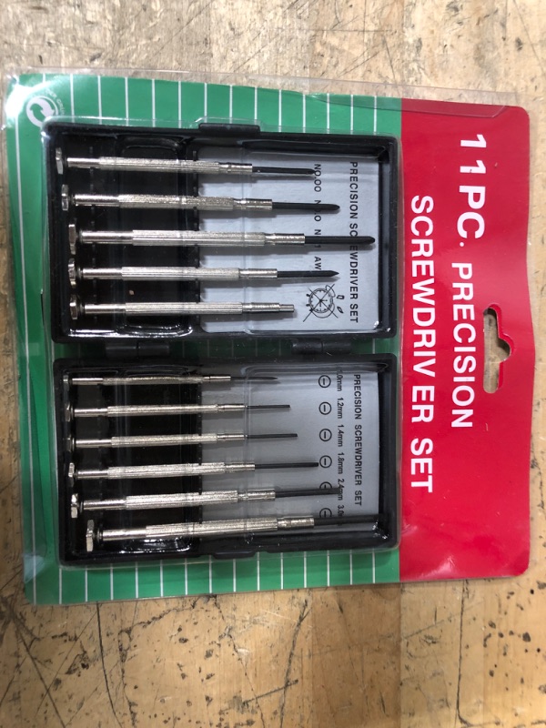 Photo 1 of 11PCS Mini Screwdriver Set, Small Tools with 11 Different Size Flathead and Phillips Screwdrivers, Precision Screwdriver Set for Jewelry, Watch, iPhone, Toys, Computer, Eyeglass Repair