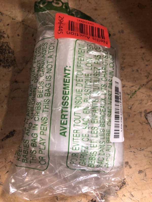 Photo 1 of 1.2 Gallon 120 pcs(1-1.2 Gal) Small Clear Trash Bags, Strong 1 Gallon 1.2 Gallon 1.3 Gallon Garbage Bags, Bathroom Trash Can Bin Liners,Mini Bags Waste Basket Liner,Fit 5 Liter, 1-1.2 Gal (1.2C120)