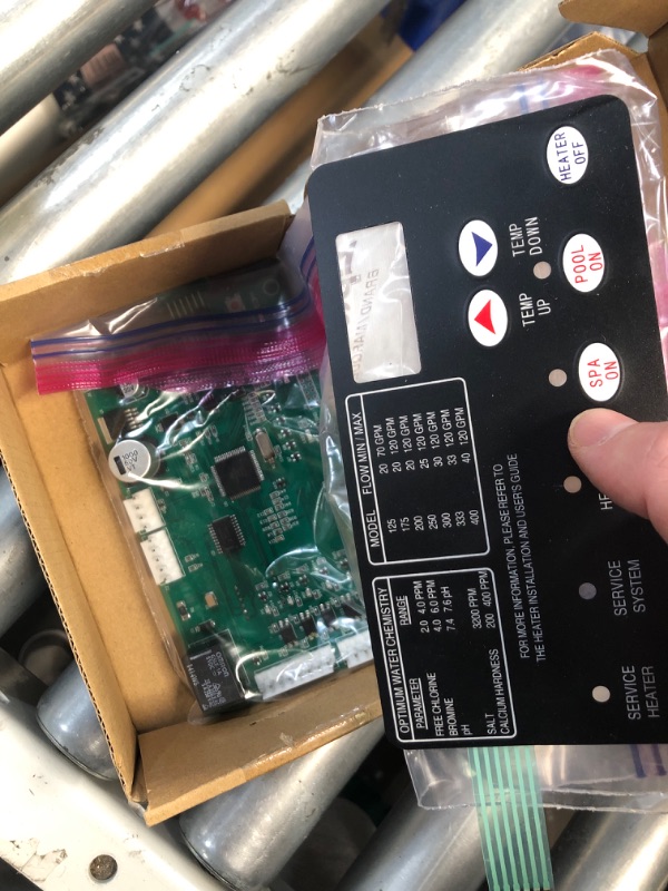Photo 1 of (PARTS) KARTIO 42002-0007S Control Board Kit Replacement for Most Pentair MasterTemp Sta-Rite Max-E-Therm Most NA and LP Series Pool and SPA Heater Electrical Systems, with 472610Z Switch Membrane Pad