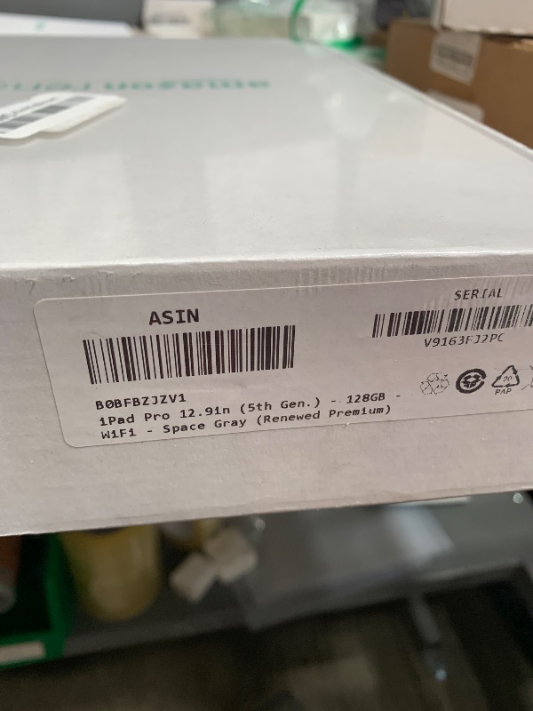 Photo 1 of *FACTORY SEALED* Apple iPad Pro 12.9in (5th Gen.) - 128GB - WiFi - Space Gray (Renewed Premium)