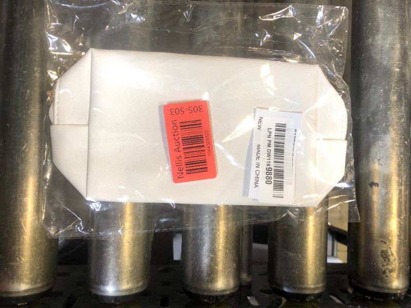 Photo 1 of Personalized Makeup Bag Initial A-Z Preppy Patch Bag,Small PU Leather Travel Cosmetic Bag Pouch with Zipper,White Cute Toiletry Bag,Gift Ideal for Teen Girls Women Birthday Friend Mom,Letter R