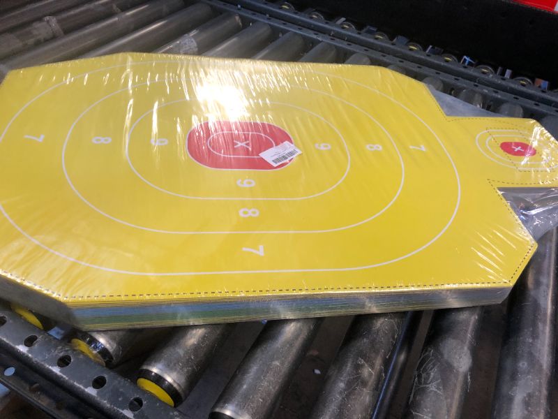 Photo 1 of Rsgift 30x18inch Cardboard Targets for Shooting,Assorted Color Gun Range Targets,20 Packs Shooting Targets Silhouette Cardboard,Targets for Shooting Range