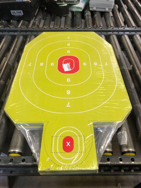 Photo 1 of Rsgift 30x18inch Cardboard Targets for Shooting,Assorted Color Gun Range Targets,20 Packs Shooting Targets Silhouette Cardboard,Targets for Shooting Range