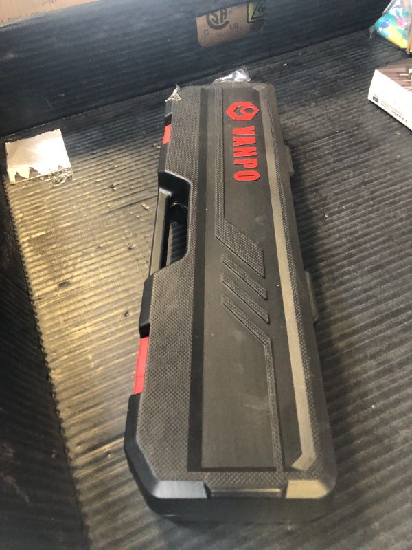 Photo 1 of VANPO Adjustable Torque Wrench, 10-170 Ft-Lb/13.6-230.5 Nm, 38MM Open End Torque Wrench, 1/2 Inch Drive Torque Wrench with Interchangeable Jaw & Ratchet Head for HVAC, Car, Moto, Heat Pump Piping