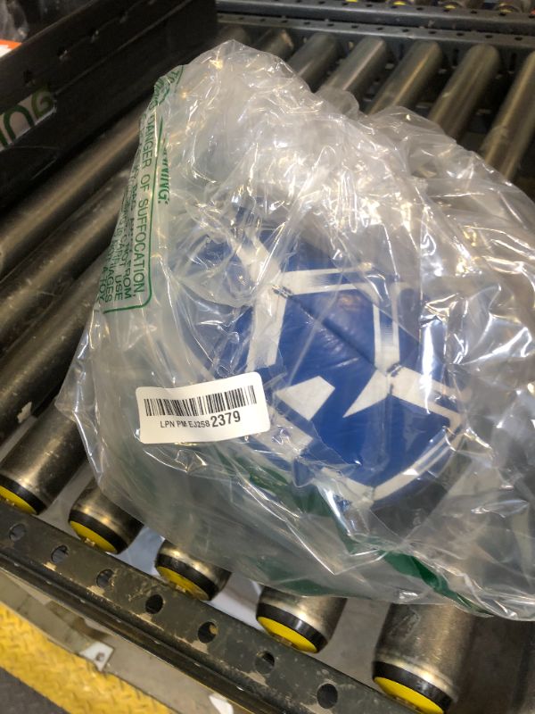 Photo 1 of adidas Unisex Starlancer Club Soocer Ball, Blue/White, 4