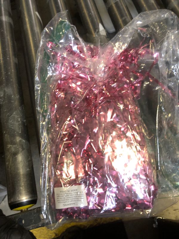 Photo 1 of KatchOn Pink Backdrop - 3.2x6.5 Feet, Pack of 2 | Shiny Fringe Backdrop for Galentines Day & Valentines Day Decorations