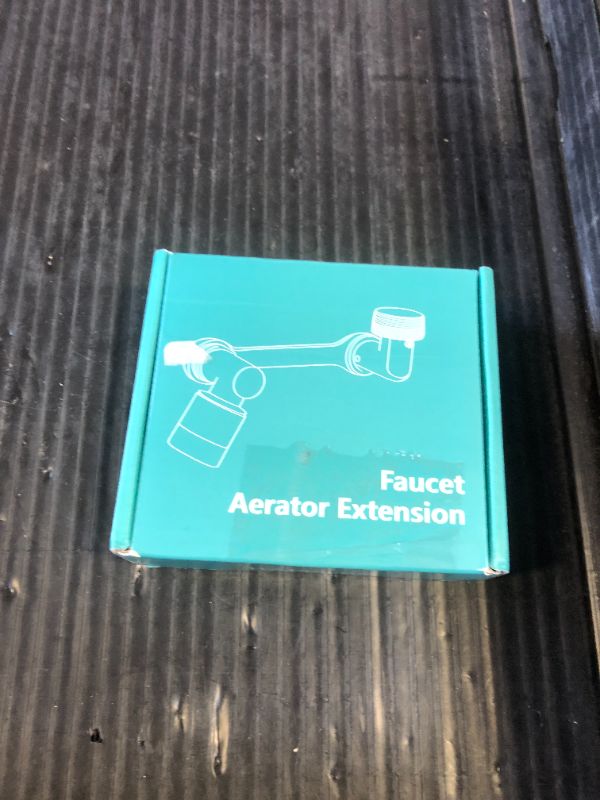 Photo 1 of 1080°Swivel Faucet Extender, Sink Water Faucet Aerator Extension in Brass, Swivel Robotic Arm Bathroom Faucet Extender, Kitchen Rotating Extension Filter with 2 Mode Splash