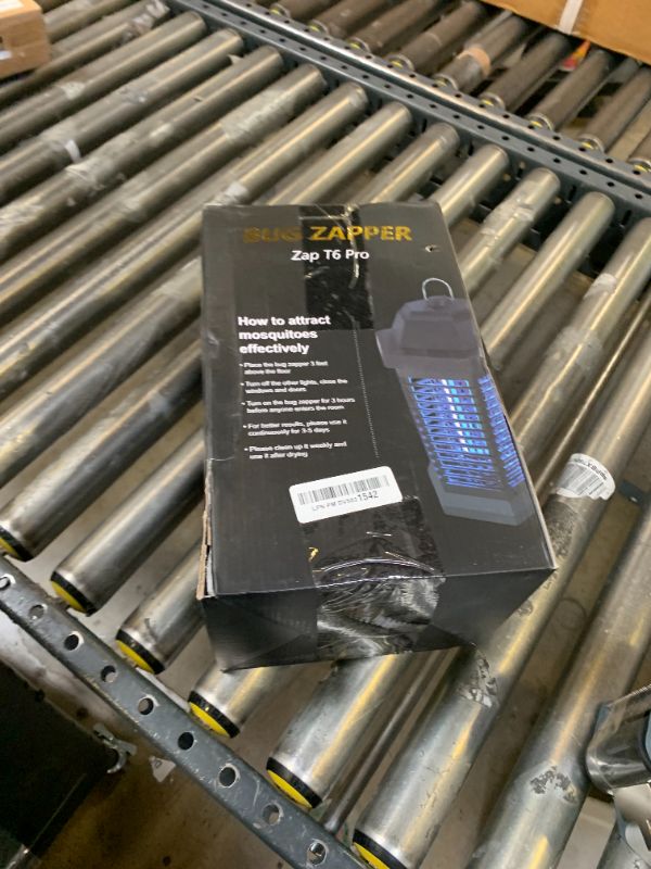 Photo 1 of GOOTOP Bug Zapper Outdoor, Mosquito Zapper, Electric Fly Zapper, Mosquito Killer, Fly Traps, 3 Prong Plug, Flying Insects Zapper Indoor Outdoor 90-130V, 4200V, ABS Plastic Outer (Black)