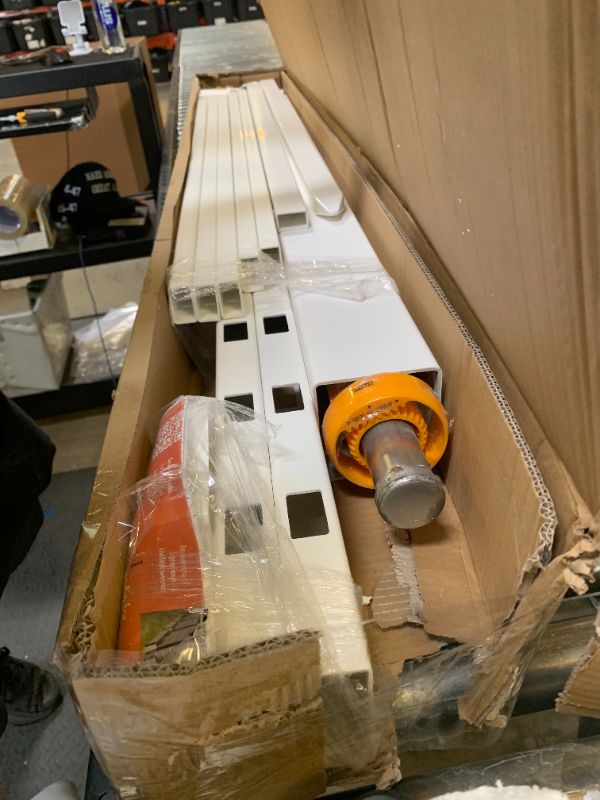 Photo 1 of 4ft H x 6ft W (1 Panel + 1 Post) No Dig WamBam Nantucket Fence Kit, White Vinyl Picket Fence Panel, Easy DIY Installation Fence Panel Kit, Durable Outdoor Fence for Yard or Garden, BL19101