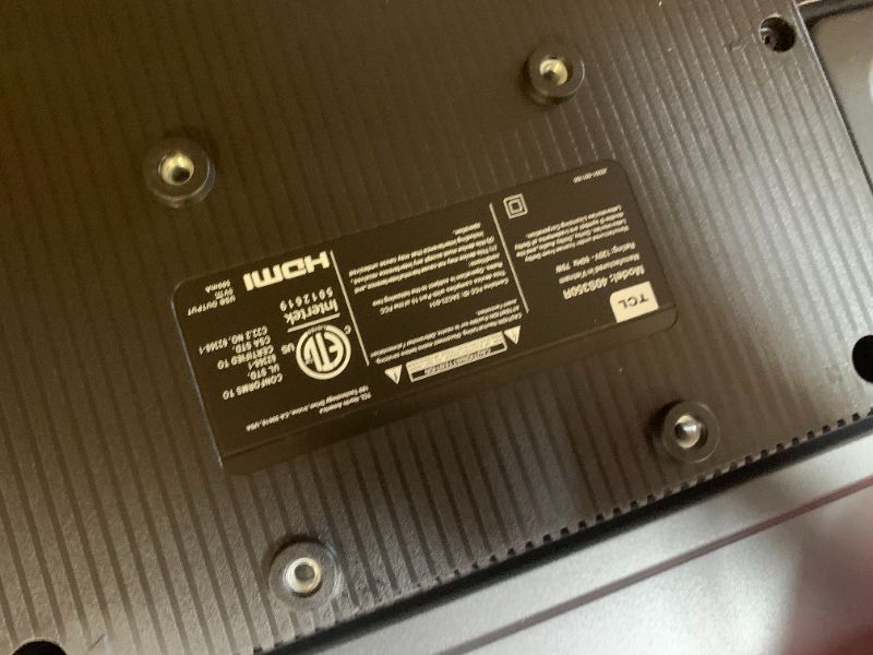 Photo 1 of SCREEN BROKEN TCL 40-inch 1080p Smart LED Roku TV - 40S325, 2019 Model , Black