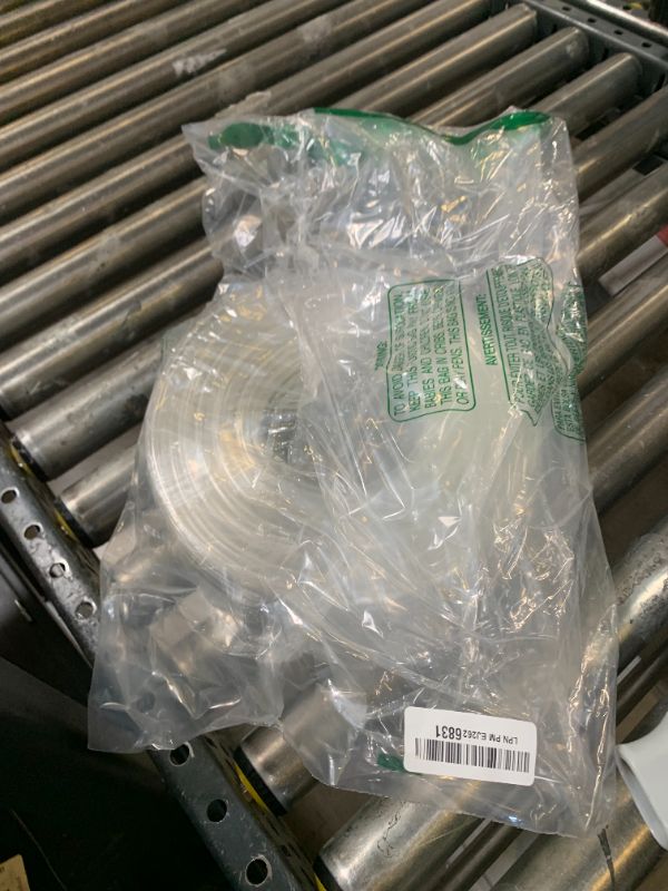 Photo 1 of 5/16’’ ID × 7/16’’ OD- 75 ft Clear Plastic Vinyl Tubing, Flexible PVC Hose Lightweight BPA Free and Non-Toxic vinyl Tube for Transfer Water Oil