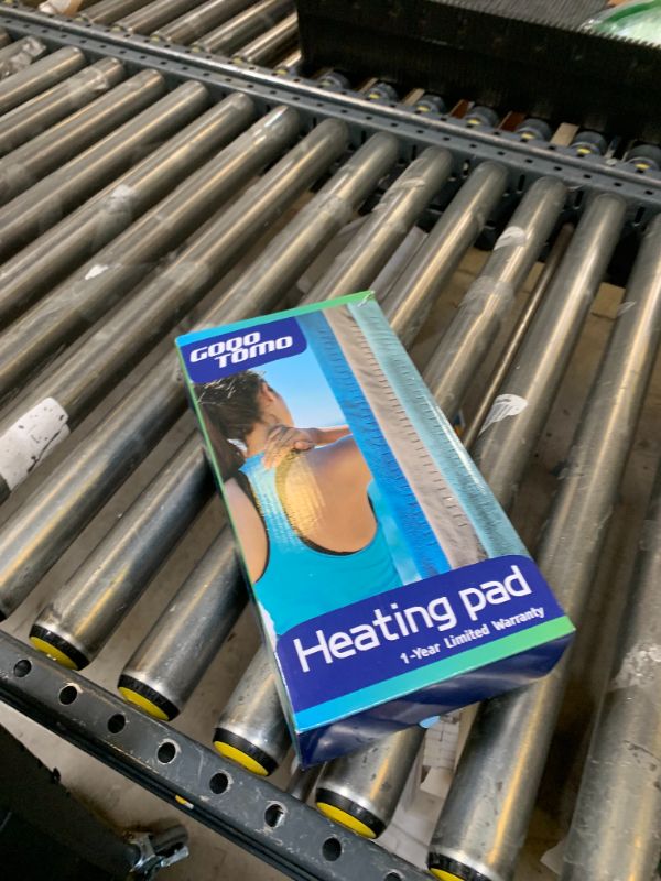 Photo 1 of GOQOTOMO Heating Pad Fast-Heating Technology for Back/Waist/Abdomen/Sh-oulder/Neck Pain and Cramps Relief - Moist and Dry Heat Therapy with Auto-Off Hot Heated Pad by-HF-G