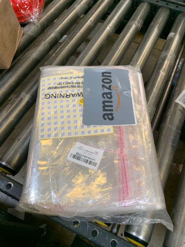 Photo 1 of 12 x 16 Inches Large Resealable Cellophane Bags 200 pcs, Self Sealing Clear Bag for Packaging Products Self-adhesive for Clothes, T-shirts, Pants and Gifts, 200 ct in Bulk