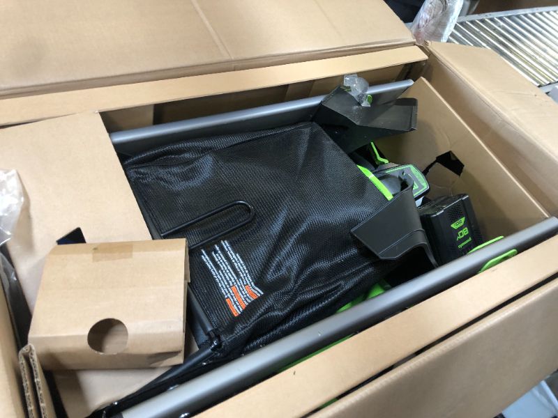 Photo 1 of Greenworks 80V 21" Brushless Cordless (Self-Propelled) Lawn Mower (LED Headlight + Aluminum Handles), 4.0Ah Battery and Rapid Charger Included (75+ Compatible Tools)