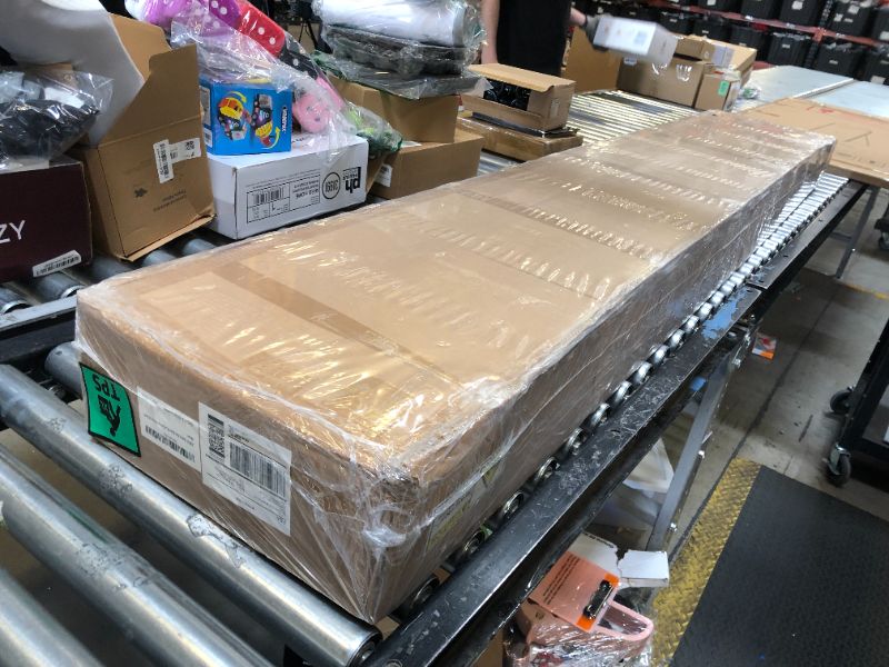 Photo 1 of -FACTORY SEALED- JUBEST 30" x 84" Barn Door, Slding Barn Door Kit Wave Shape Barn Door Panel with Hardware Kit Include, Easy Installation, Solid Wood with MDF & PVC Covered, White