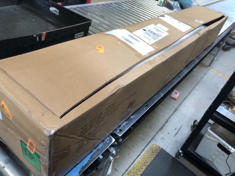 Photo 1 of Amazon Basics Smart Box Spring Bed Base, 9-Inch Height Mattress Foundation, Tool-Free Easy Assembly, King, 79"L x 75.5"W x 9"H, White