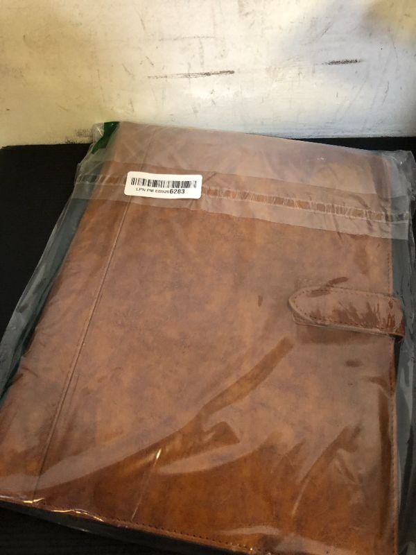 Photo 1 of Wason Leather Portfolio Case A4 with Clipboard Notepad Forms Holders Document Writing File - Interview Planner Meeting Lecture Organizer for Man and Woman (Brown)