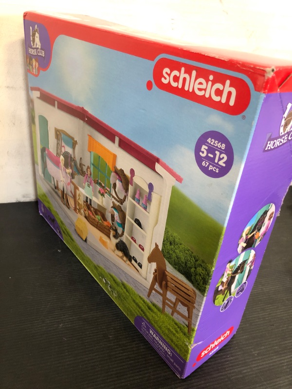 Photo 1 of Schleich Horse Club — Horse Shop, 67 Piece Tack Shop Horse Play Set with Horses and Riders, Farm Play Set for Children Ages 5+