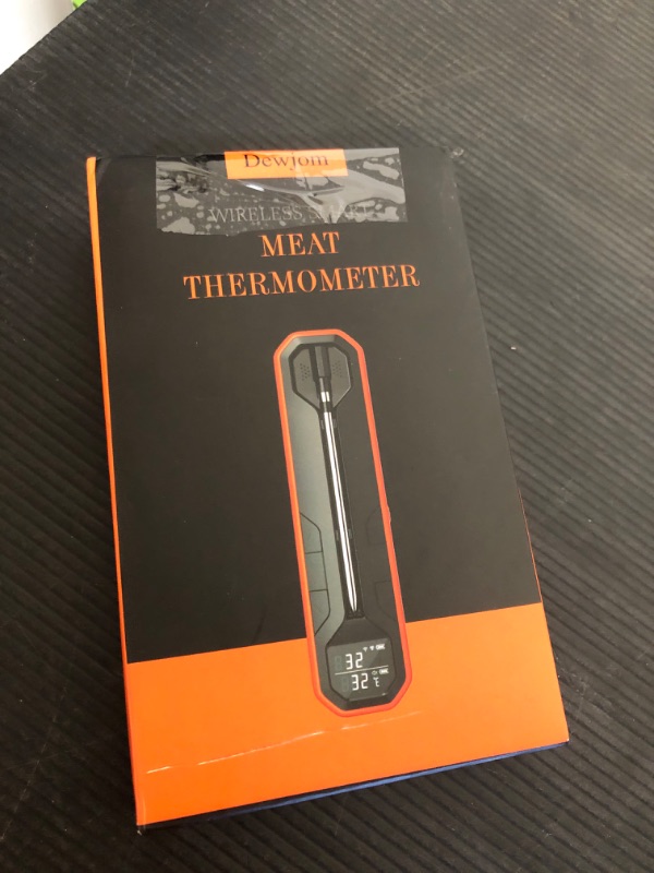 Photo 1 of Wireless Meat Thermometer – Digital Cooking Thermometer with Wireless Probe – 500Ft Remote Range Food Thermometer – with iOS & Android Read App -Preprogrammed Temperatures for BBQ, Oven, Grill