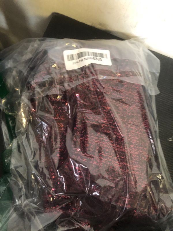Photo 1 of Size 12--Lauren Ralph Lauren Womens Maralyse Sequined Cocktail Sheath Dress Red 12