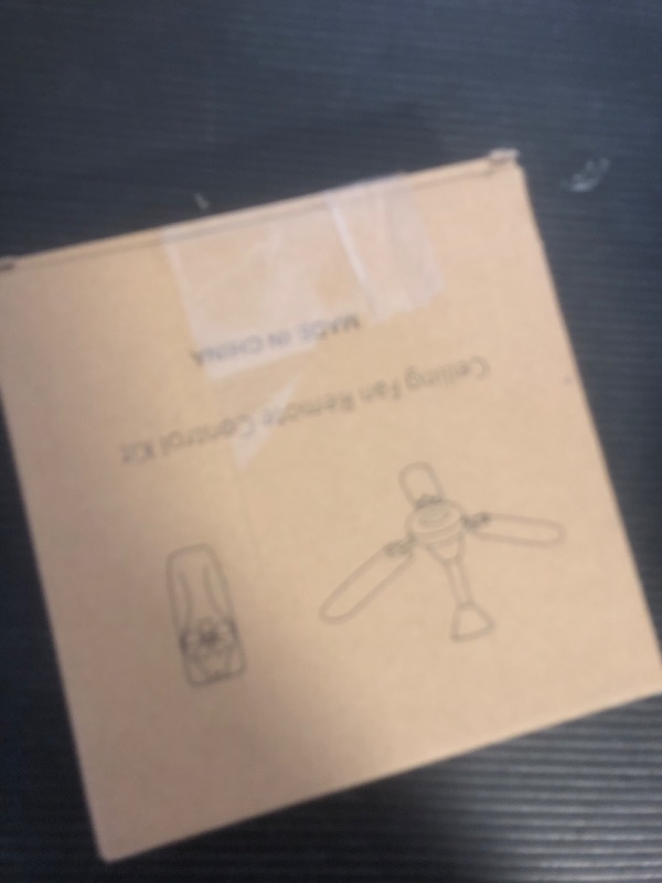 Photo 1 of YukiHalu Universal Ceiling Fan Remote Control Kit, 3 Fan Speeds and Light Dimmer, UL Listed