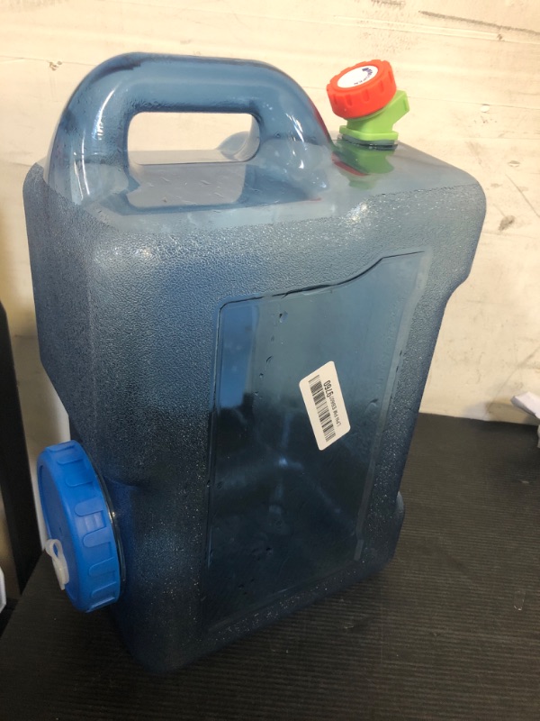 Photo 1 of UXPEYIC 3.17 Gallon Water Container with Spigot, Portable Water Jug, No Leakage Camping Bucket with Tap, BPA Free Emergency Water Storage Tank for Camping, Vehicle, Car, Outdoor Hiking, Picnic