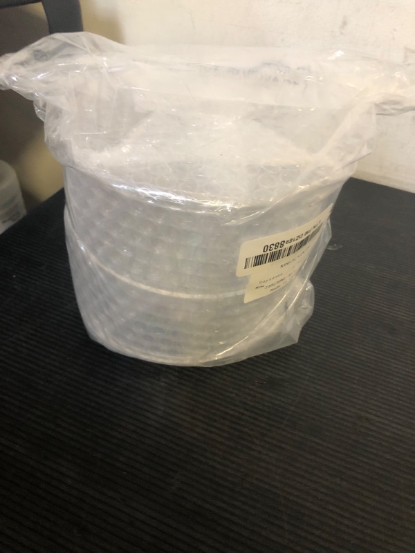 Photo 1 of Dayaanee Round Acrylic Container, 2 Pack Clear Round Acrylic Box Organizer with Lid Circle Box with Lid, 5.9” x2.6 Storage Boxes for Candy,Pill, Nails, Beads and Tiny Jewelry