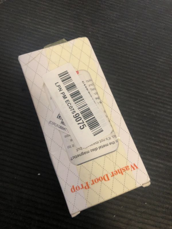 Photo 1 of Watris Veiyi Front Load Washer Prop, Washing Machine Door Stopper Magnetic, Washer Prop Holder for Most Machines (Black)