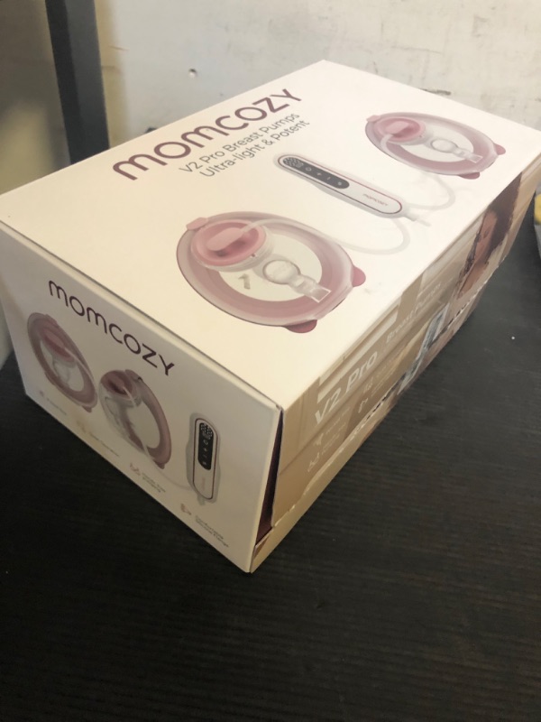 Photo 1 of Momcozy Breast Pump V2 Pro Ultra-Lightweight, Hands-Free & Portable Wearable Pump with Upgraded Integrated DoubleFit Flange, Quiet & Leak-Proof Electric Pump, 3 Modes|9 Levels, 17/19/21/24mm