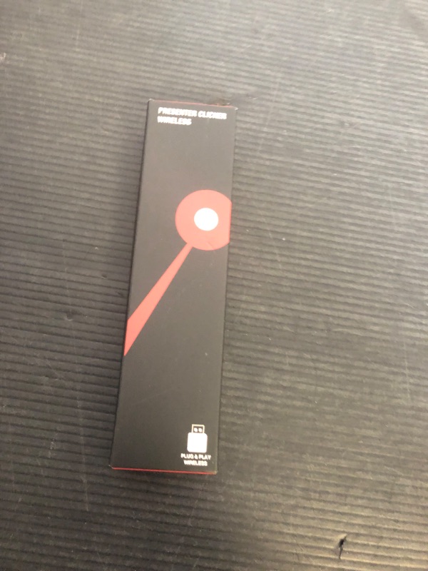 Photo 1 of Presentation Clicker Rechargeable with Red Light?Long Range Wireless Preseter Office Presentation Remotes Control for Powerpoint,PPT Slide Clicker Advancer for Computer Laptop
