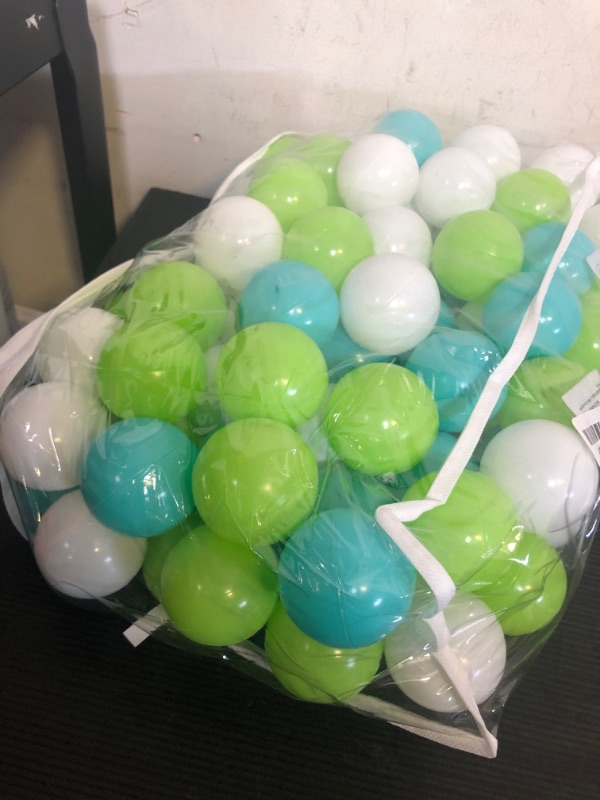 Photo 1 of Vanland Ball Pit Balls for Baby and Toddler Phthalate Free BPA Free Crush Proof Plastic - Multicolored Pit Balls in Reusable Play Toys for Kids with Storage Bag