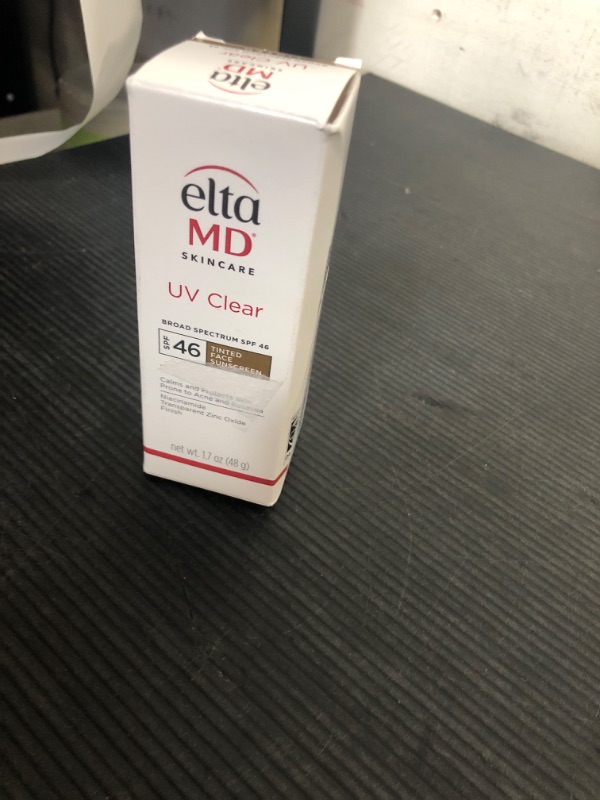 Photo 1 of EltaMD UV Clear Tinted Sunscreen for Face, SPF 46 with Zinc Oxide, Oil-Free, Dermatologist Recommended, For Acne-Prone Sensitive Skin, 1.7 oz