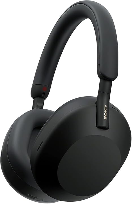 Photo 1 of Sony WH-1000XM5B Noise Canceling Wireless Headphones - 30hr Battery Life - Over-Ear Style - Optimized for Alexa and Google Assistant - Built-in mic for Calls - International Version - Charcoal Black