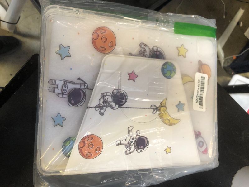 Photo 1 of Shorogyt for iPad Air 13 Inch M3 2025 & M2 2024 /for i Pad Pro 12.9 inch (3/4/5/6th Gen) for Magnetic Stand for Women - Cute Design 360 Degree Rotating Covers Girls with Pencil Holder, Astronaut